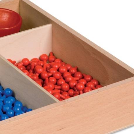 Pini e ciotole per la tavola algebraica