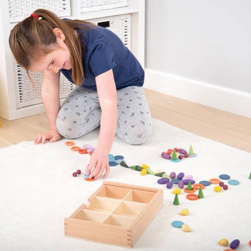 Bandeja con 6 departamentos y tapa transparente Commotion Ambiente y Mobiliario