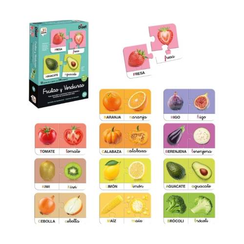 Yo Aprendo Frutas y Verduras Diset Más de 3 años