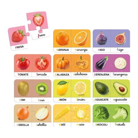 Yo Aprendo Frutas y Verduras Diset Más de 3 años