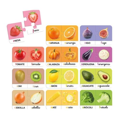 Yo Aprendo Frutas y Verduras Diset Más de 3 años