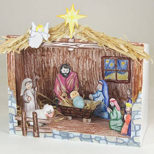 Diorama de caja ¡Crea tu escena! - Pack 12 uds Roylco Manualidades