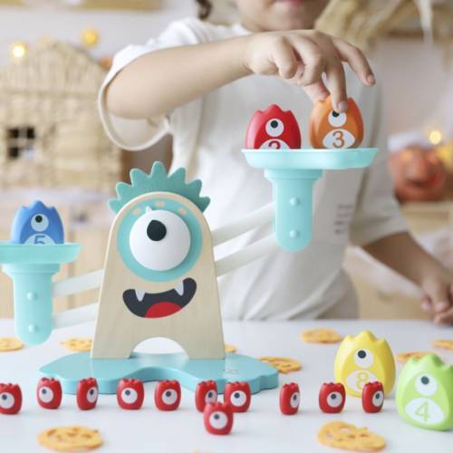 Balanza Monster Math Hape Toys Más de 3 años Balanza Monster Math Hape Toys Más de 3 años