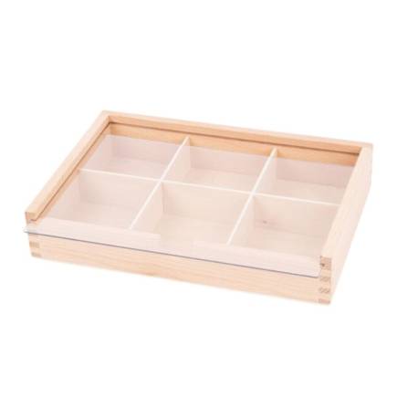 Piezas sueltas para mandalas con bandeja de 6 departamentos Commotion Mini mundos