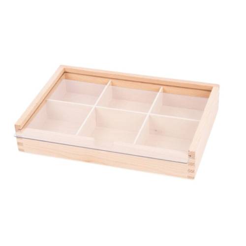 Piezas sueltas para mandalas con bandeja de 6 departamentos Commotion Mini mundos