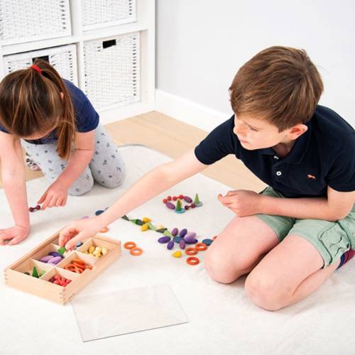 Parti singole per mandala con vassoio di 6 dipartimenti