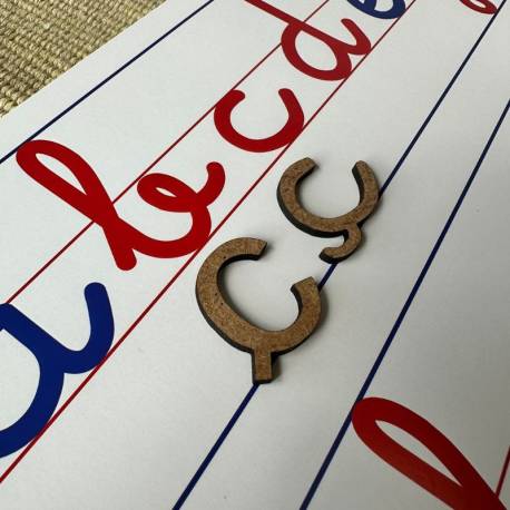 Pack de 5 uds letra Ç - C trencada Made in Spain Aprender a leer y escribir