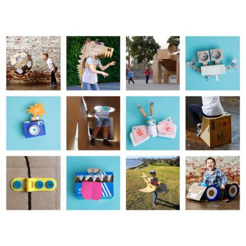 Makedo Esplora il kit da 50 pezzi