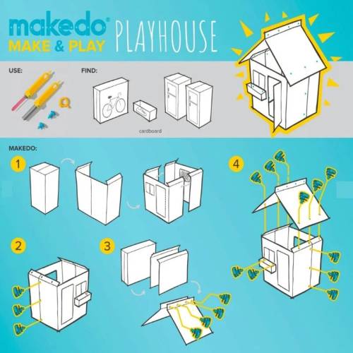 Makedo Esplora il kit da 50 pezzi