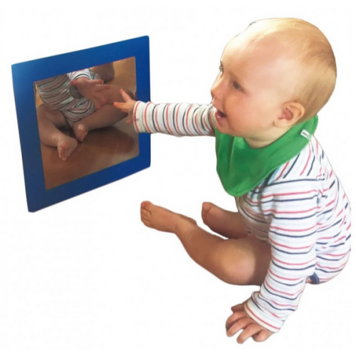 Espejo con base foam rojo Henbea De 1 a 3 años Espejo con base foam rojo Henbea De 1 a 3 años