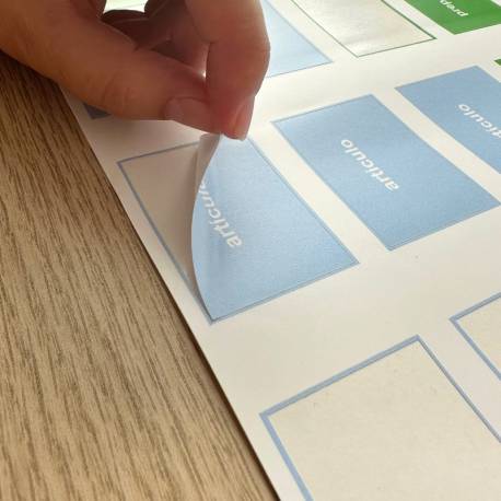 Adesivi Spagnolo per scatole Grammatica -...