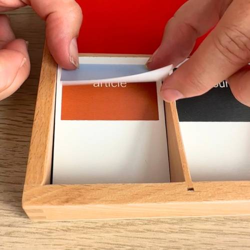 Adesivi Spagnolo per scatole Grammatica - Colori adattati