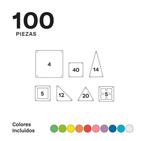 Costruzione magnetica - Imanix 100 pezzi