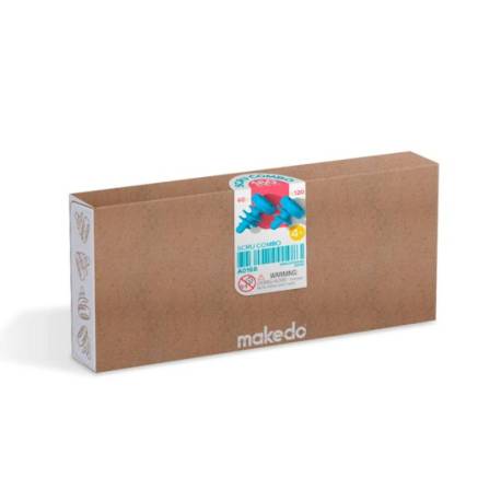 Makedo - 160 viti riutilizzabili per cartone 2