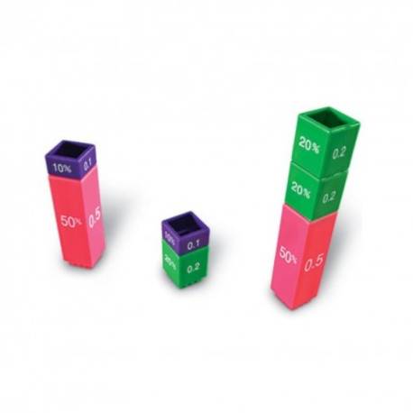 Fracciones verticales encajables  Fracciones