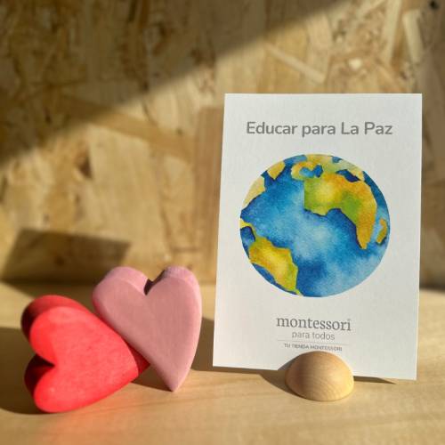 Corazones Montessori por la Paz Montessori para todos Regalos Montessori