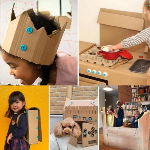 Makedo Invent Kit 360 piezas Makedo Construcciones