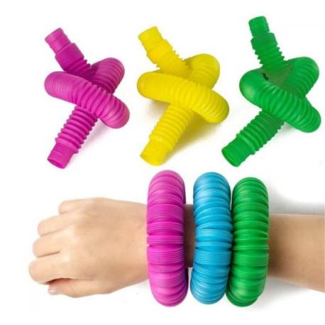 8 Tubos extensibles Pequeños  Juguetes Sensoriales 2