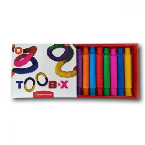 8 Tubos extensibles Pequeños  Juguetes Sensoriales