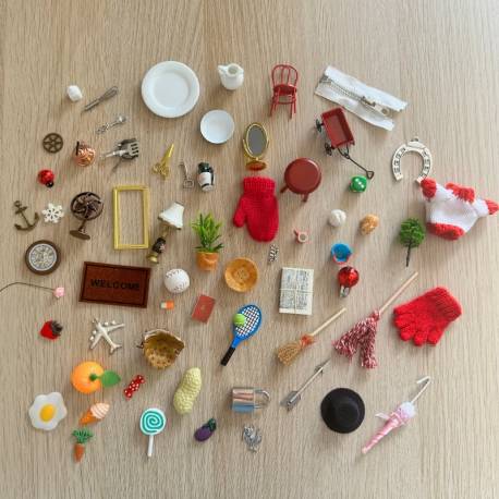 Miniaturas para caja de sonidos Montessori  Preescritura