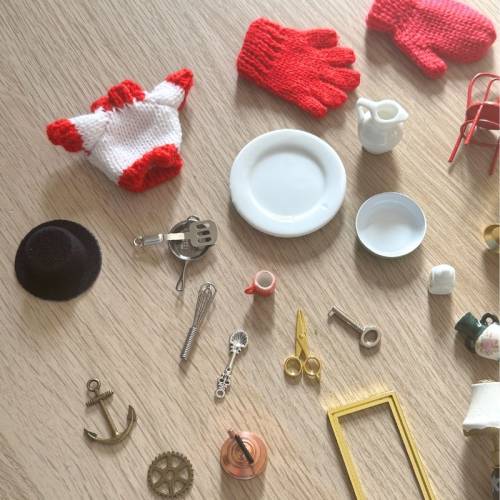 Miniaturas para caja de sonidos Montessori  Preescritura