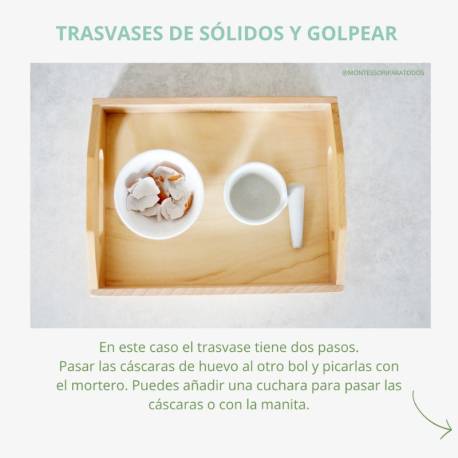 Bandeja mediana Montessori para todos Bandejas y alfombras