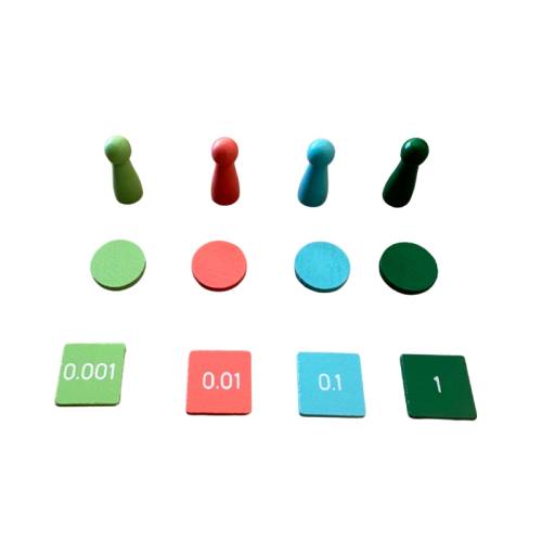 Juego de sellos Decimal Montessori Montessori para todos Operaciones Abstractas