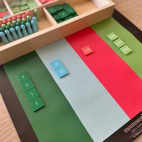 Juego de sellos Decimal Montessori Montessori para todos Operaciones Abstractas