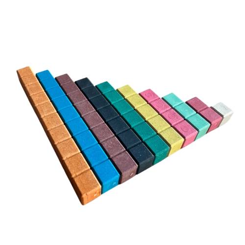 Regletas Cuisinaire dentadas Wissner Regletas