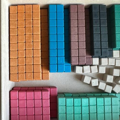 Regletas Cuisinaire dentadas Wissner Regletas