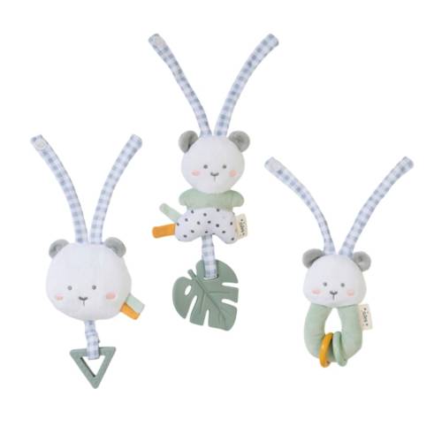 Set 3 sonajeros de tela  Bebés