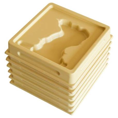 Bandejas de tierra y agua (pack 3) Montessori para todos Geografía