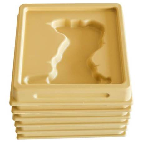 Bandejas de tierra y agua (pack 3) Montessori para todos Geografía