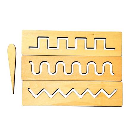 Plantillas de Trazado para Preescritura y grafomotricidad Montessori para todos Preescritura