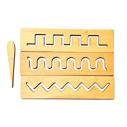 Plantillas de Trazado para Preescritura y grafomotricidad Montessori para todos Preescritura