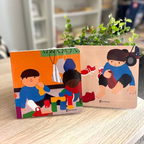 Cuento Imágenes ¡Buenos días! Nowordbooks Nowordbooks