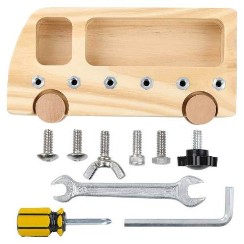 Bus de Tornillos y herramientas Montessori para todos Vida Práctica