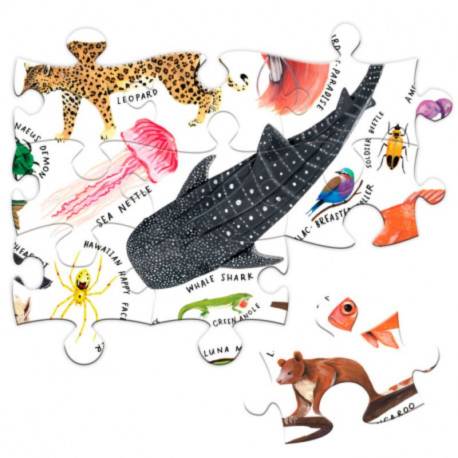 Puzzle del mundo animal (100 piezas)  Puzzles 2