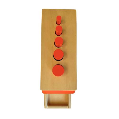 Caja permanencia tobogán Montessori para todos De 1 a 3 años