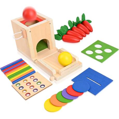 Mi primera caja Montessori: 5 en 1 Montessori para todos De 1 a 3 años