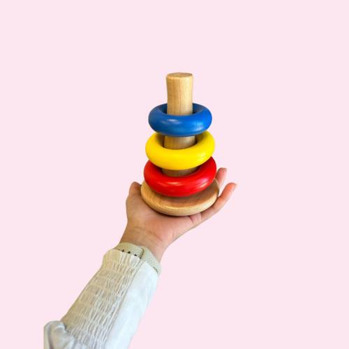 Apilador nido balancín Montessori para todos Bebés