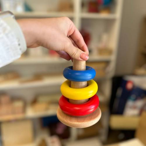 Apilador nido balancín Montessori para todos Bebés