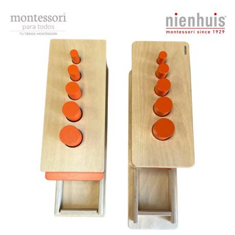 Caja permanencia tobogán Montessori para todos De 1 a 3 años