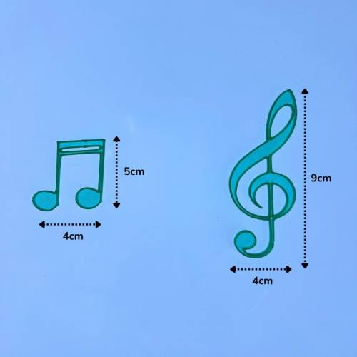 Notas musicales translúcidas Montessori para todos Música
