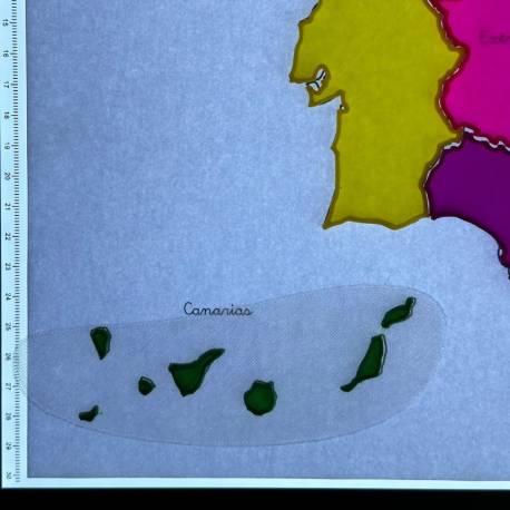 Puzzle CCAA de España para la mesa de luz