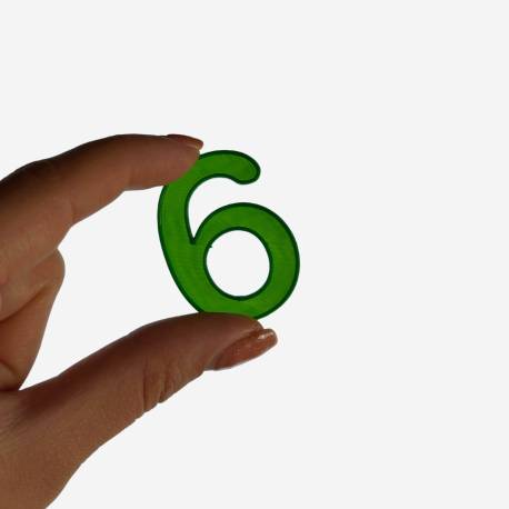 Números cuisinaire translúcidos  Regletas