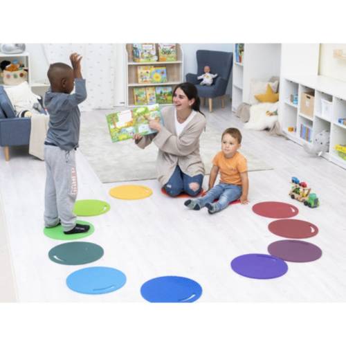 12 asientos de colores  Aire libre y movimiento