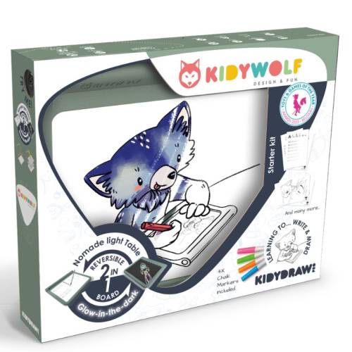 Tableta luminosa portátil a dos caras  Lenguaje