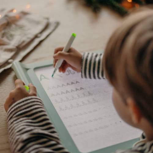 Tableta luminosa portátil a dos caras  Lenguaje