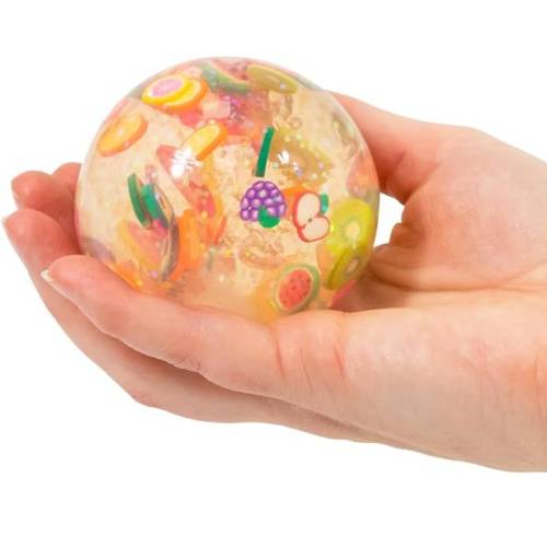 Pelota antiestrés scrunch - Tutti Frutti  Juguetes Sensoriales